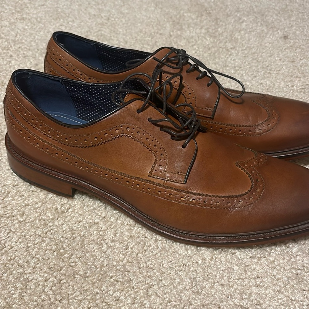 Aston grey men’s dress shoes